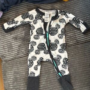 BONDS Mickey Mouse Kids One Piece - Black and White